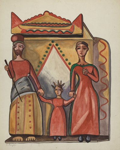Bulto - Sacra Famiglia, 1935-1942 da E. Boyd