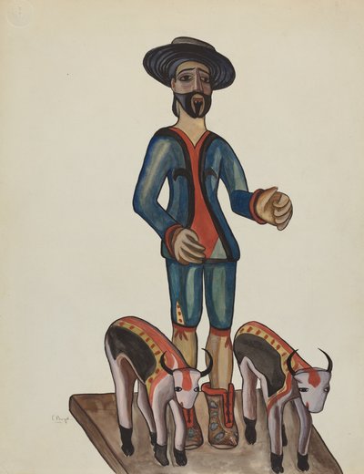 Bulto di San Isidro, c. 1936 da E. Boyd