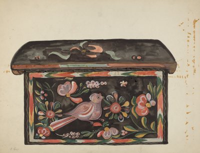 Scatola di pino nativo da E. Boyd