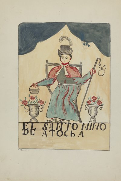 Retablo-Santo del bambino da E. Boyd