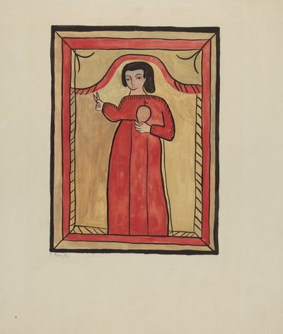 Il Bambino Gesù-Retalba El Nino Perdido, Il Bambino Perduto un Retabla, 1935-1942 da E. Boyd