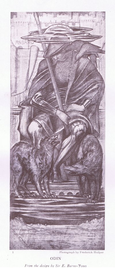 Odino - un disegno di E Burne Jones da E. Burne Jones