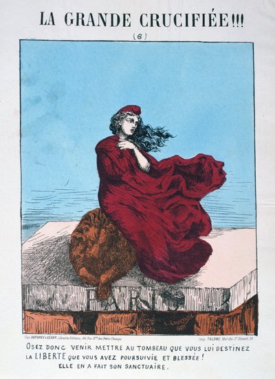 Allegoria della Francia Repubblicana da E. Courtaux