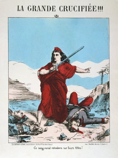 Allegoria della Francia repubblicana, 1871 da E. Courtaux