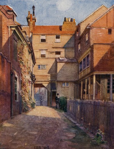 Eton: Il vecchio cortile di Christopher da E. D. Brinton