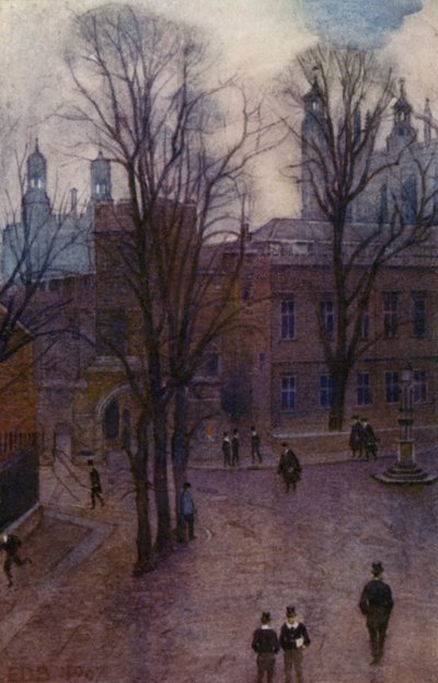 Eton: Scuola superiore e lunga passeggiata dalla casa di Common Lane da E. D. Brinton