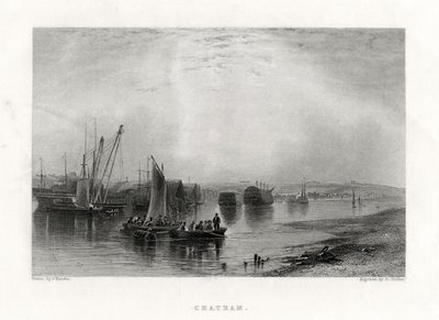 Chatham, Kent da E. Finden