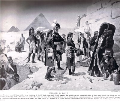 Napoleone in Egitto, illustrazione da 