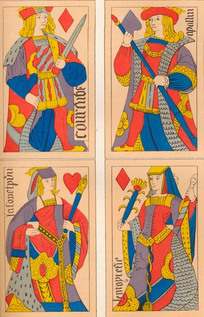 Carte da gioco, 16° secolo, 1849 da E. Hauger
