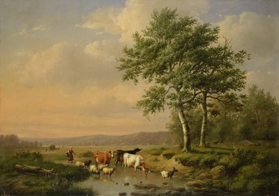 Il luogo di bevuta da E. J. and Verwee Verboeckhoven
