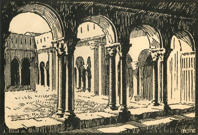 Chiostro di St-Trophime, c1920s da E Laget