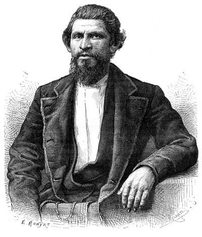 Ritratto di uno yankee, XIX secolo da Etienne Antoine Eugene Ronjat