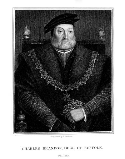 Charles Brandon, primo duca di Suffolk da E. Scriven