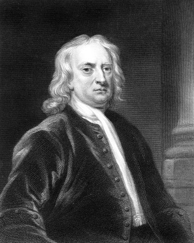 Isaac Newton, matematico, astronomo e fisico inglese da E. Scriven