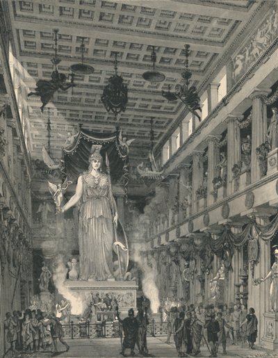Il Tempio di Atena Parthenos, Restaurato da E Thiersch