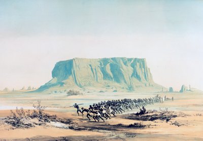 Veduta del Monte Barkal, Sudan, 1842-1845 da E Weidenbach