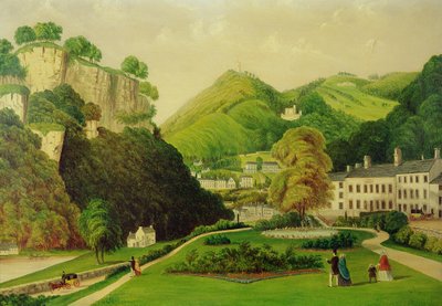 Matlock Bath dai giardini del Bath Hotel, 1895 da E. Wray