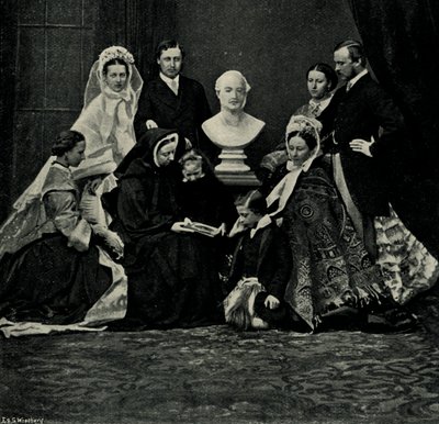 Un gruppo della famiglia reale da E. and S. Woodbury