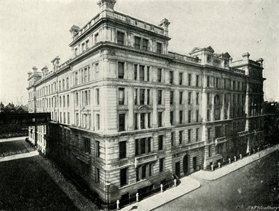 Ufficio postale generale - Nuovo edificio nord, c. 1897 da E. and S. Woodbury