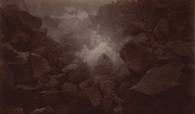 Cratere del vulcano, Quetzaltenango-Guatemala da Eadweard Muybridge