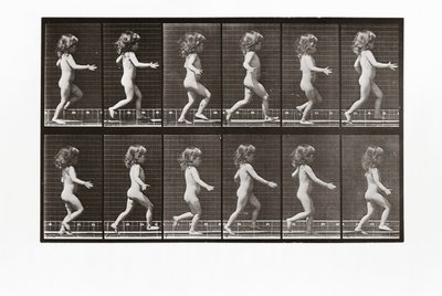 Bambino che corre, Tavola 469 da Animal Locomotion da Eadweard Muybridge