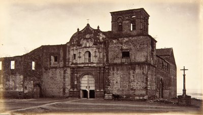 Chiesa di San Francisco, Panama da Eadweard Muybridge