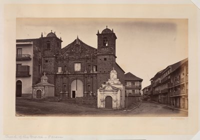 Chiesa della Merced, Panama da Eadweard Muybridge
