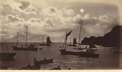 Effetto di luna - Baia di Panama da Eadweard Muybridge