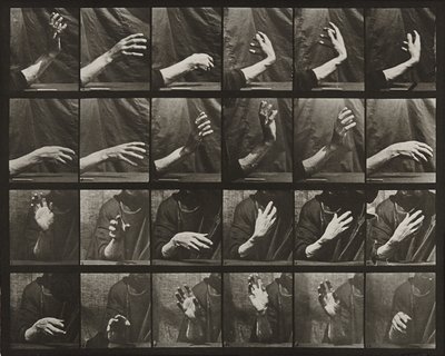 Movimento della mano; battendo il tempo da Eadweard Muybridge