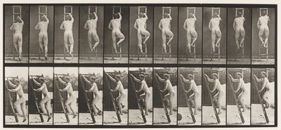 Tavola 111. Salire una scala da Eadweard Muybridge