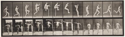 Tavola 154. Saltare; correre dritto, salto in alto da Eadweard Muybridge