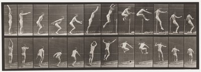 Tavola 161. Saltare; salto in alto da fermo da Eadweard Muybridge