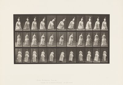 Fare la Riverenza, 1885 da Eadweard Muybridge