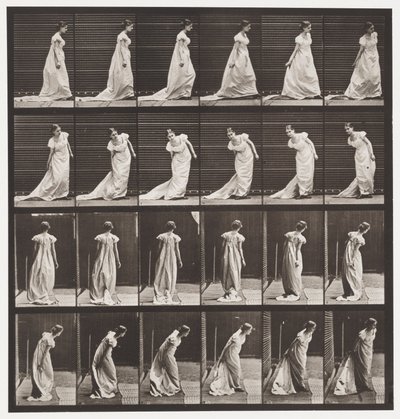 Tavola 231. Chinarsi per Sistemare il Treno e Girarsi da Eadweard Muybridge