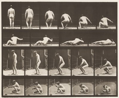 Sdraiato a terra da Eadweard Muybridge