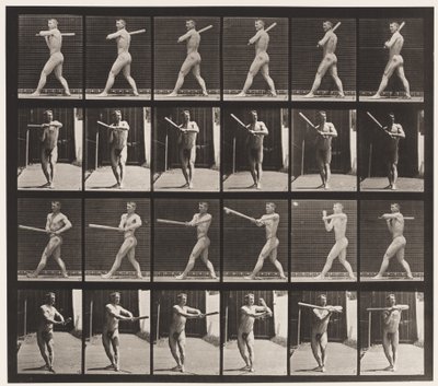 Tavola 274. Baseball; battuta da Eadweard Muybridge