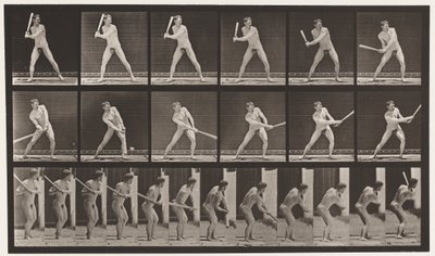Tavola 275. Baseball; battere (palla bassa) da Eadweard Muybridge