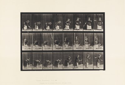 Tavola 295. Tennis su prato; Servizio da Eadweard Muybridge