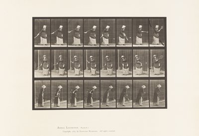 Tavola 297. Tennis su prato da Eadweard Muybridge