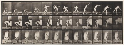 Lancio del peso da Eadweard Muybridge