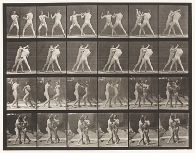 Boxe; cross-counter (scarpe) da Eadweard Muybridge