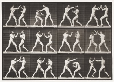 Tavola 336. Pugilato; mano aperta (scarpe) da Eadweard Muybridge