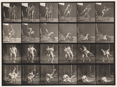 Lotta, greco-romana, 1885 da Eadweard Muybridge
