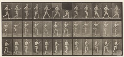 Caricare la Baionetta, 1872-1885 da Eadweard Muybridge