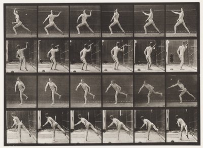 Lanciare una lancia da Eadweard Muybridge