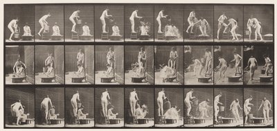 Piatto 408. Due modelli da Eadweard Muybridge