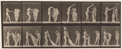 Tavola 427. Toilette; due modelli da Eadweard Muybridge