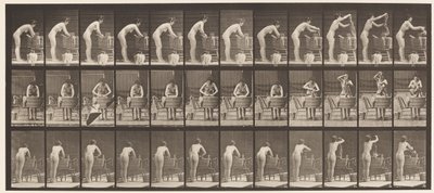 Lavare i vestiti nella vasca da Eadweard Muybridge