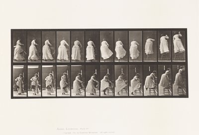 Tavola 457. Salendo su una Sedia e Allungandosi da Eadweard Muybridge