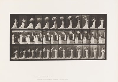 Tavola 461. Aprendo un Ombrello e Girando da Eadweard Muybridge